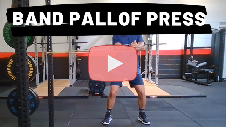 Band Pallof Press – Isotonic